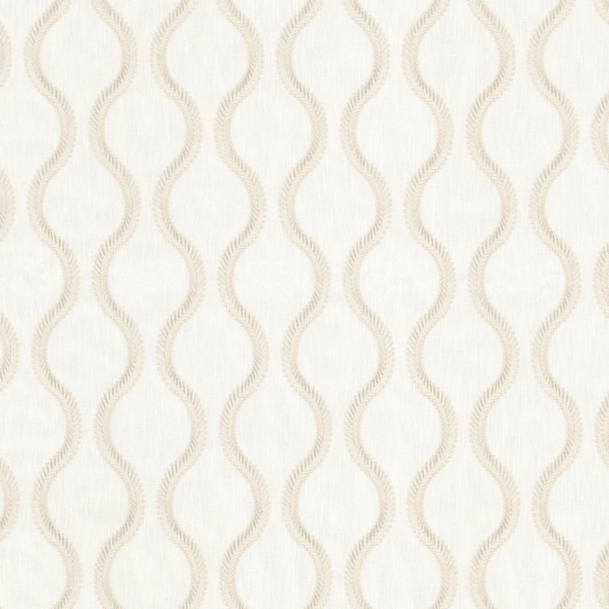 STOUT TEXTILES  MULTIPURPOSE,EMBROIDERIES TRANSITIONAL,, OGEE BLEACH,SALT,SNOW,WHITE   - VIGO-3