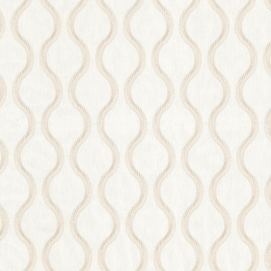 STOUT TEXTILES  MULTIPURPOSE,EMBROIDERIES TRANSITIONAL,, OGEE BLEACH,SALT,SNOW,WHITE   - VIGO-3