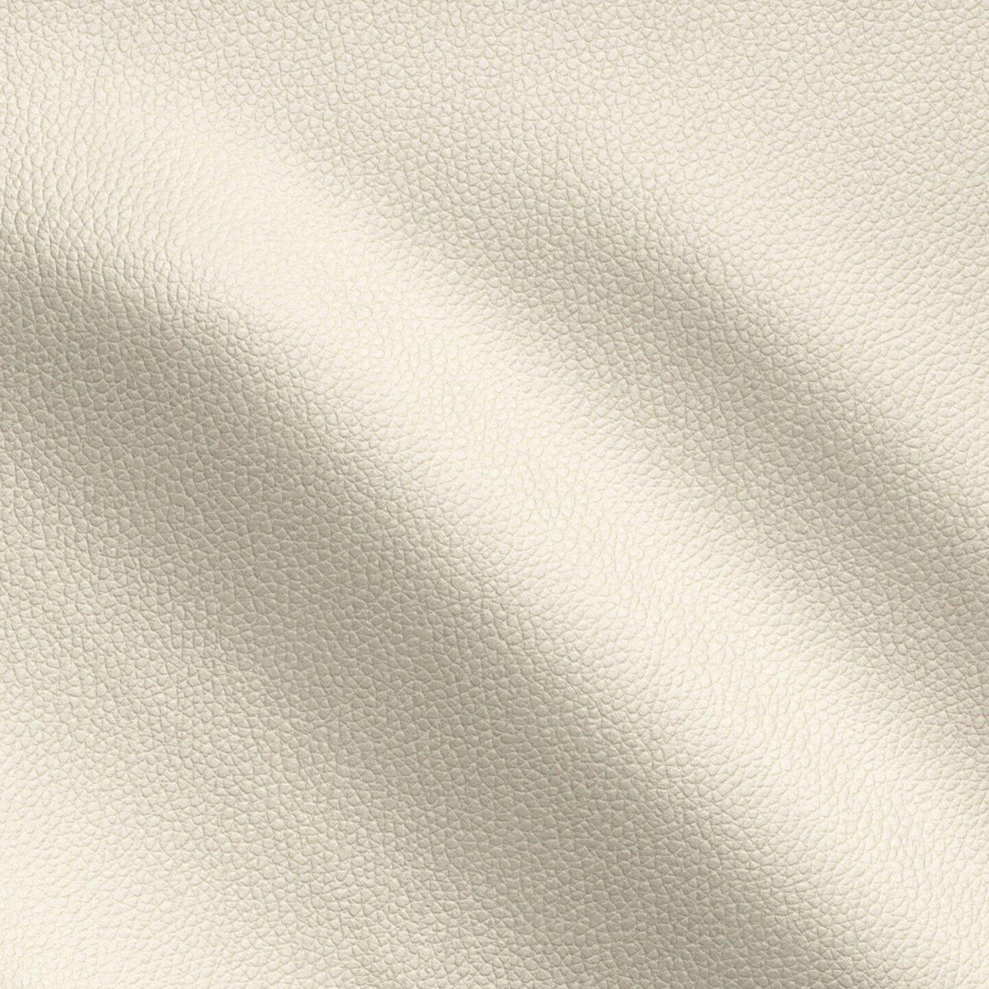 Cream beige vinyl vegan leather texture with subtle grain and soft draped folds.