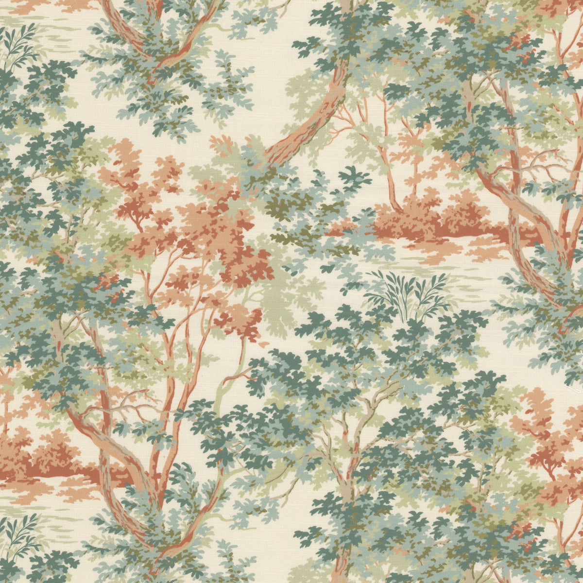 STOUT TEXTILES  MULTIPURPOSE,PRINT TRADITIONAL, INSECTS TANGERINE   - VISA-2