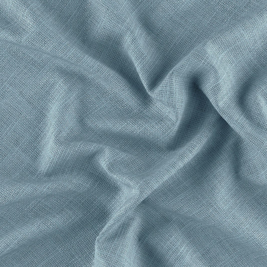 JF Fabrics VISION 67 Fabric Metallic, Weave Blue, Teal, Silver  Wide Width, Casement - 8934167 J9001