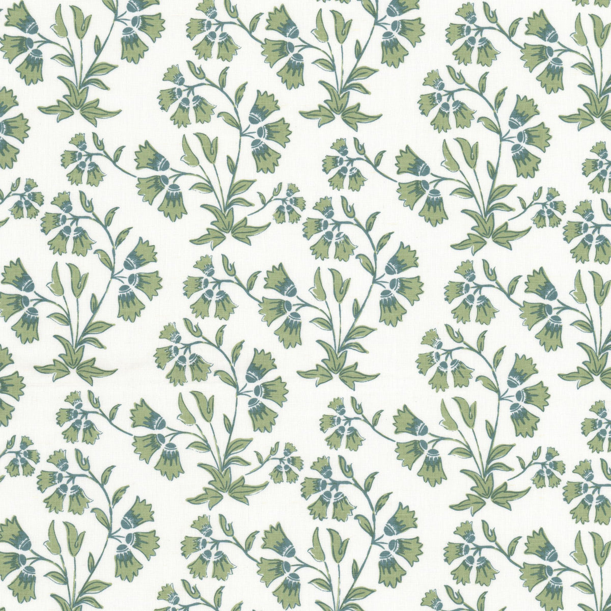 STOUT TEXTILES  MULTIPURPOSE,PRINT TRADITIONAL, FLORAL SEAFOAM,SEAMIST   - VIVI-2