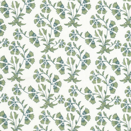 STOUT TEXTILES  MULTIPURPOSE,PRINT TRADITIONAL, FLORAL SEAFOAM,SEAMIST   - VIVI-2