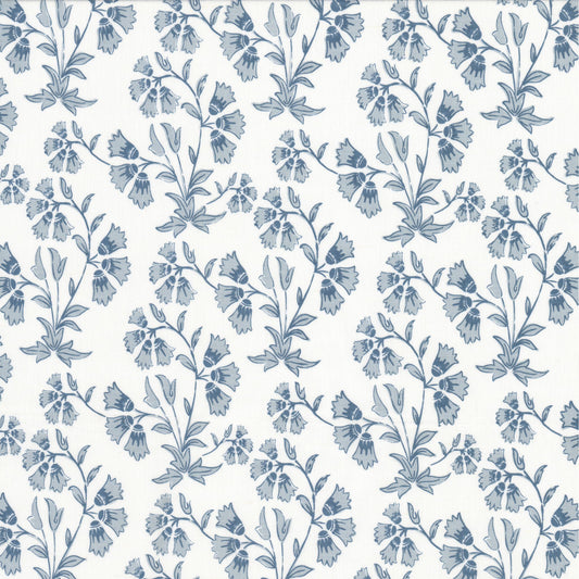 STOUT TEXTILES  MULTIPURPOSE,PRINT TRADITIONAL, FLORAL AZURE   - VIVI-4