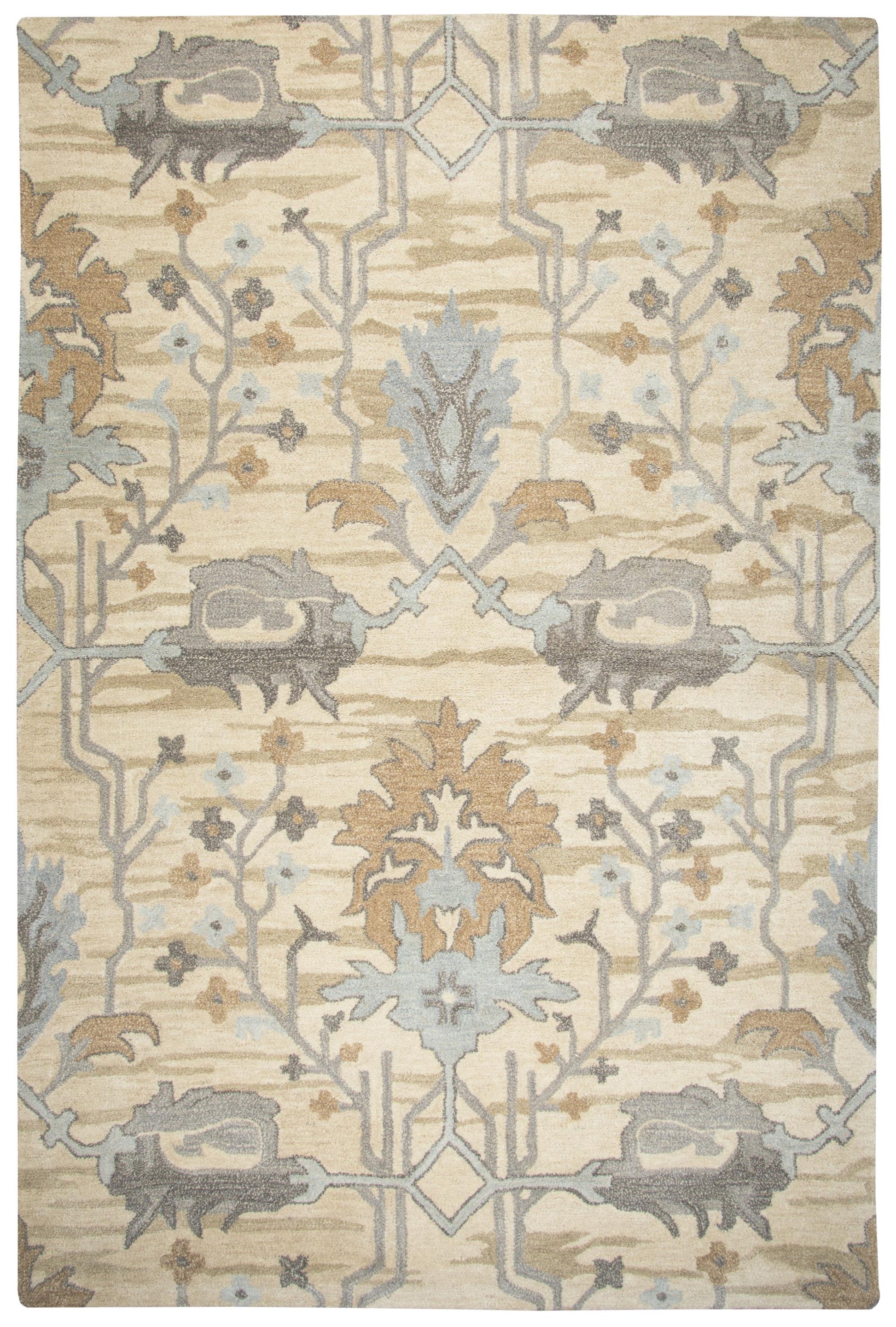5' x 8' traditional rug.