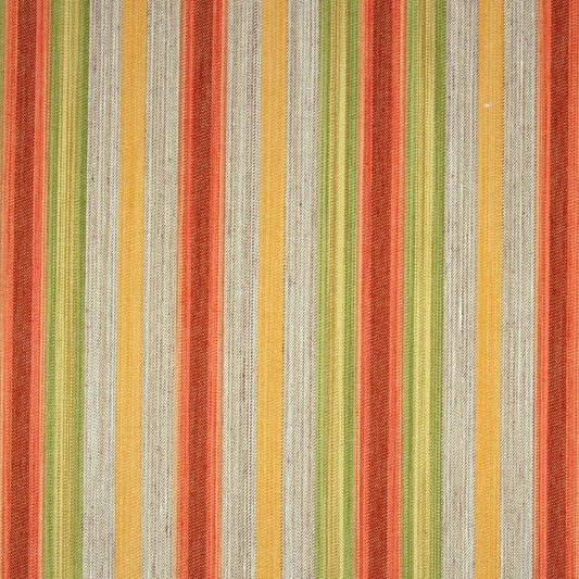 SCALAMANDRE OUTLET  FABRIC MANITOU STRIPE  FABRIC CORAL, MULTI   - VN 09573110