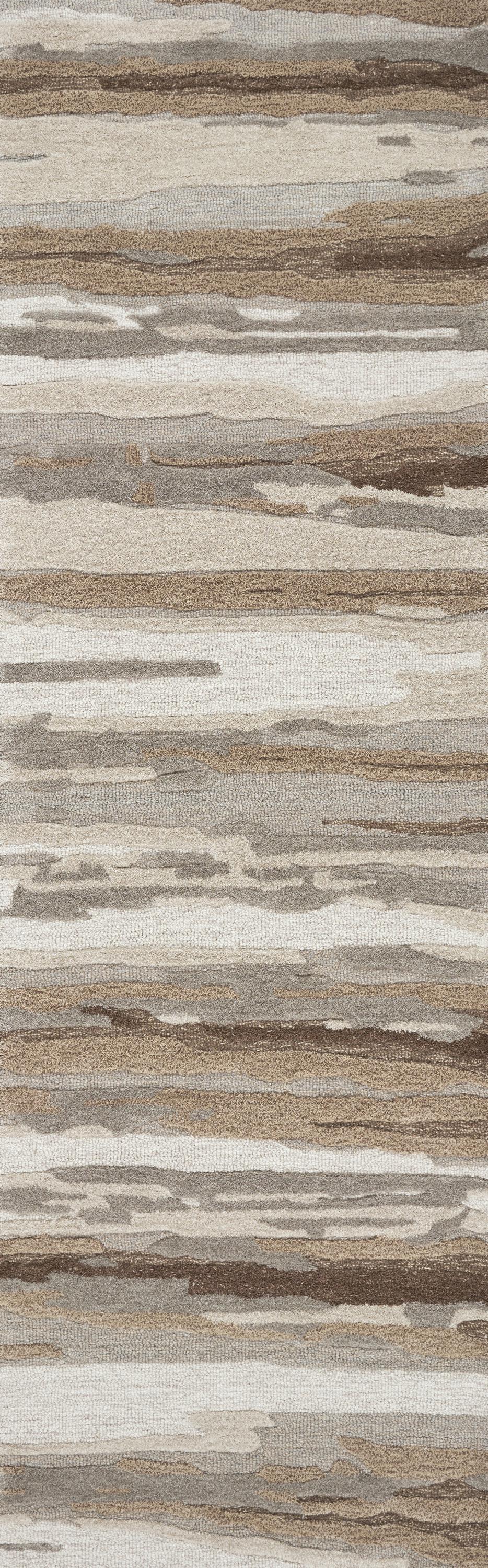 Contemporary rug, 2' x 8', runner.