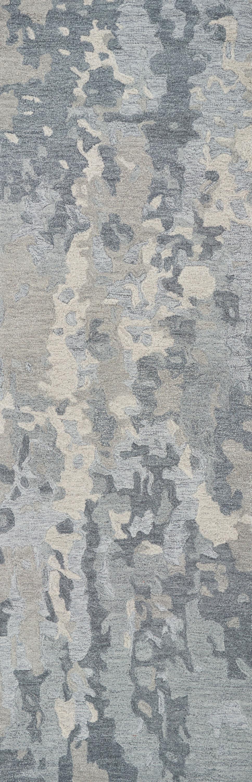 Contemporary style runner rug, 2' x 8'.