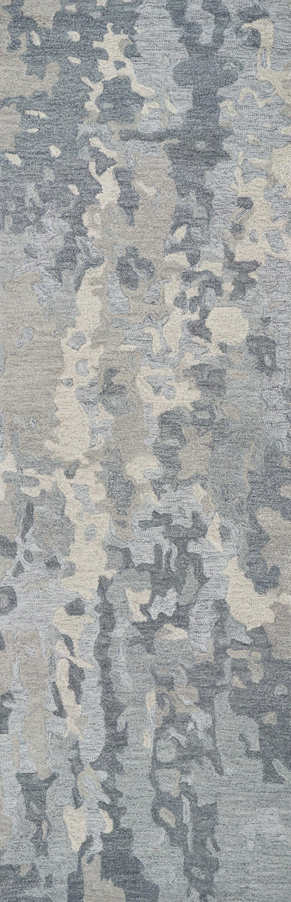 Contemporary style runner rug, 2' x 8'.