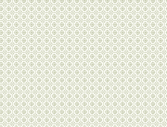 York Wallcoverings Antonina Vella Priti Sage Floral Grid Wallpaper Botanical Farmhouse Sage  Wallpaper - VP1332