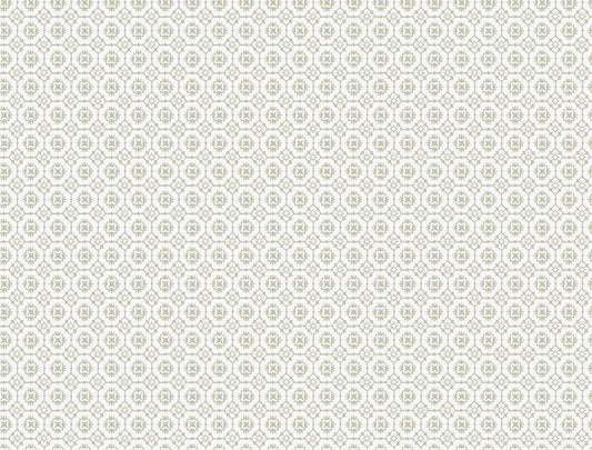 York Wallcoverings Antonina Vella Priti Grey Floral Grid Wallpaper Botanical Farmhouse Grey  Wallpaper - VP1334