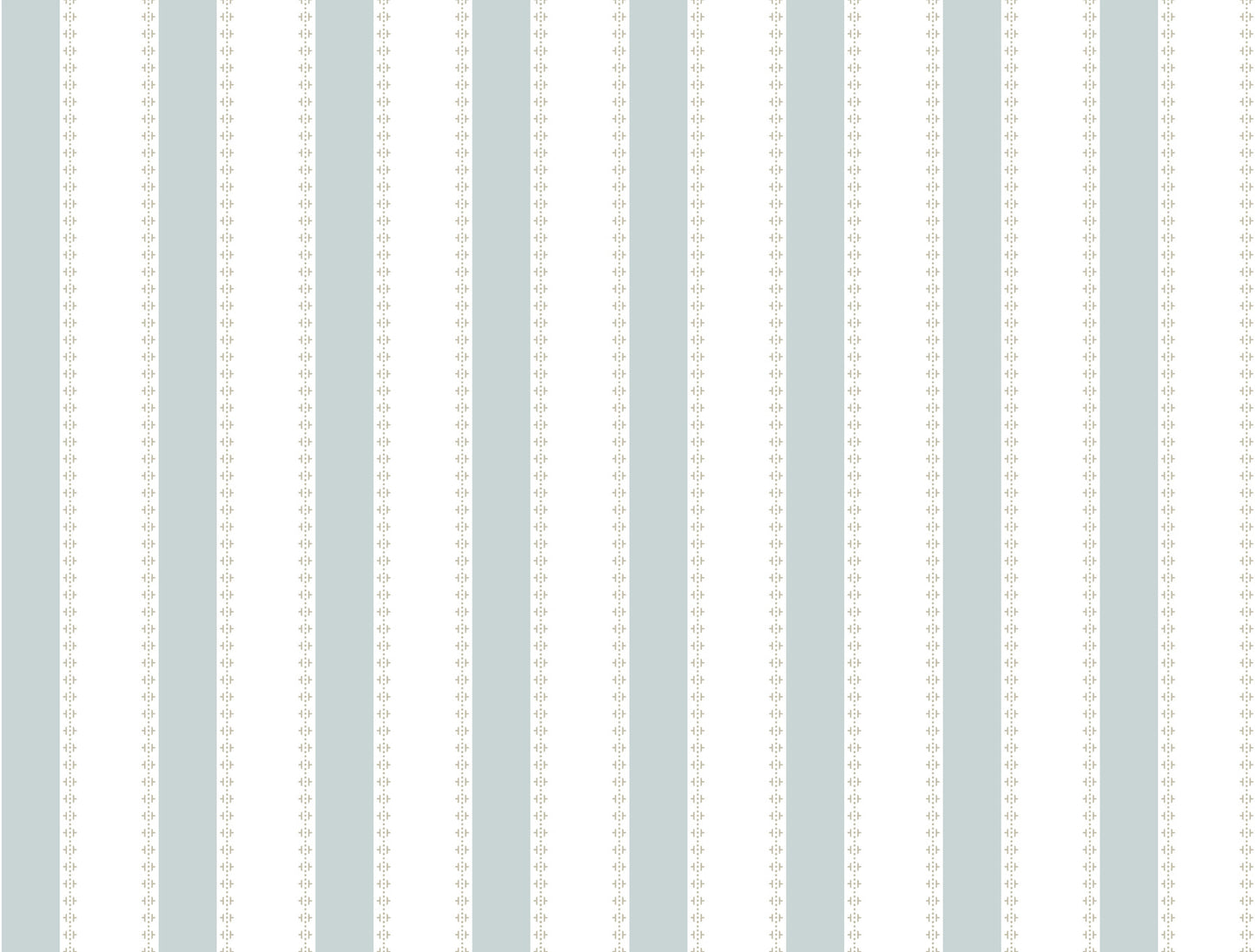 Vertical pale blue and white striped wallpaper with subtle dotted accents; decorative wall covering.
