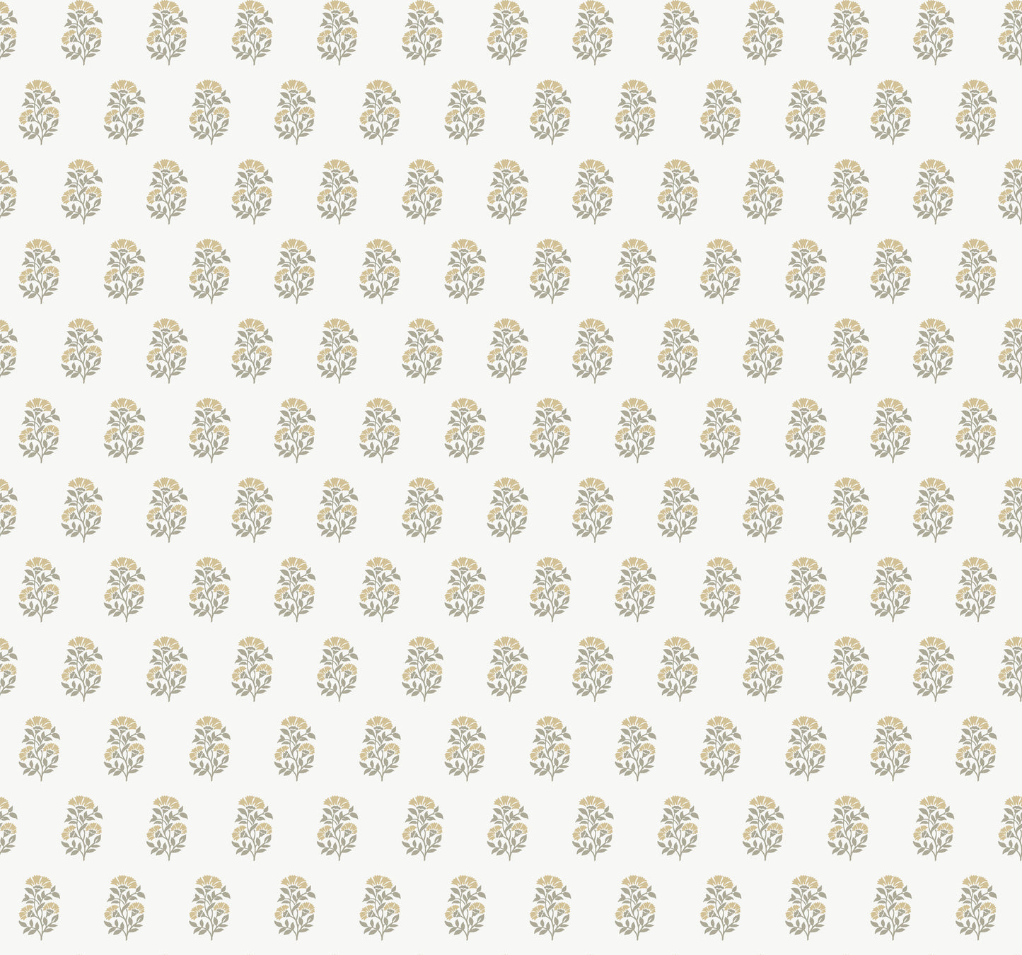 York Wallcoverings Antonina Vella Sylvie Neutral Floral Wallpaper Botanical Transitional Beige & Taupe  Wallpaper - VP1382