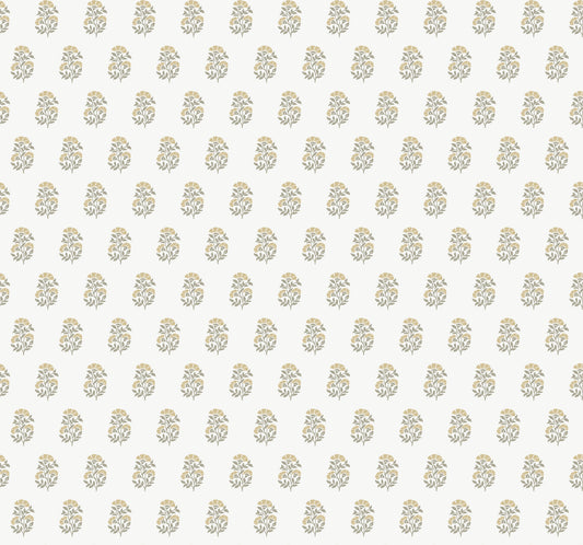 York Wallcoverings Antonina Vella Sylvie Neutral Floral Wallpaper Botanical Transitional Beige & Taupe  Wallpaper - VP1382