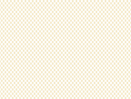 York Wallcoverings Antonina Vella Brioni Butter Floral Stamp Wallpaper Graphics Farmhouse Butter  Wallpaper - VP1392