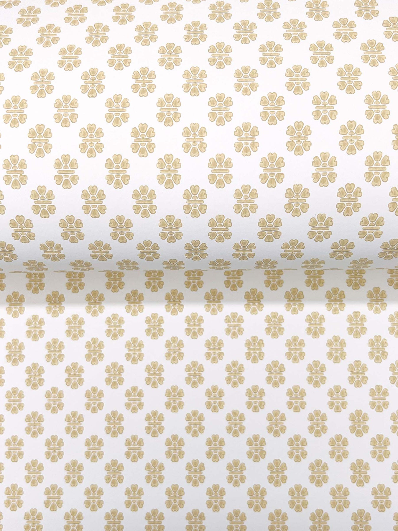 York Wallcoverings Antonina Vella Brioni Butter Floral Stamp Wallpaper Graphics Farmhouse Butter  Wallpaper - VP1392