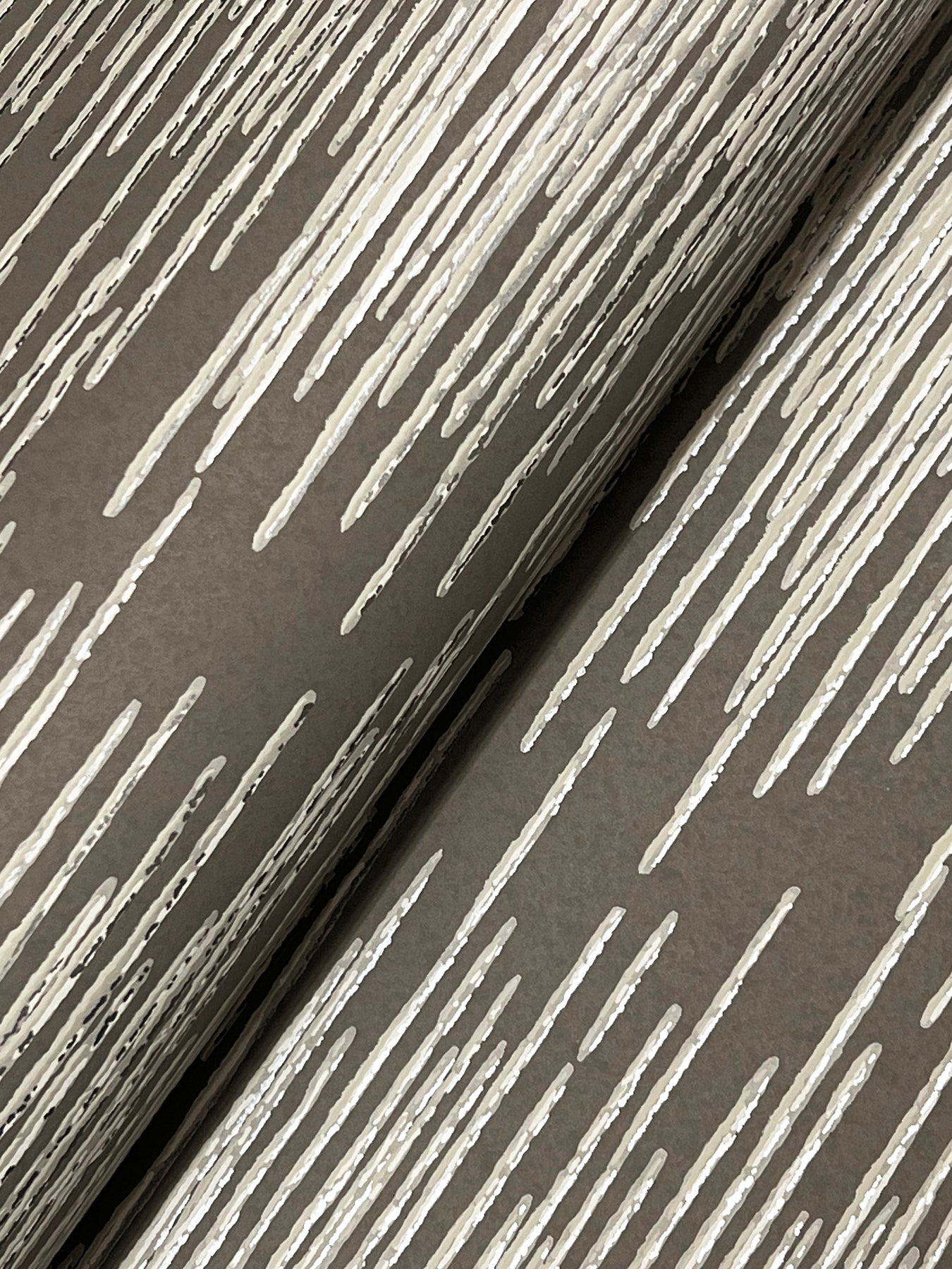 York Wallcoverings Ronald Redding Operetta Stone Metallic Columns Wallpaper Abstract Modern Stone  Wallpaper - VR1505