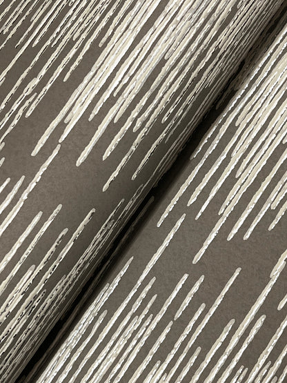 York Wallcoverings Ronald Redding Operetta Stone Metallic Columns Wallpaper Abstract Modern Stone  Wallpaper - VR1505