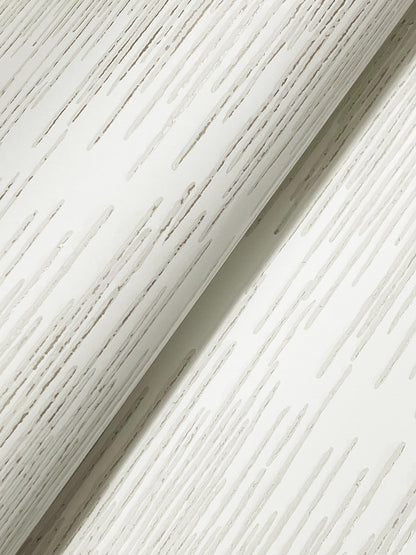 York Wallcoverings Ronald Redding Operetta White Metallic Columns Wallpaper Abstract Modern White  Wallpaper - VR1506