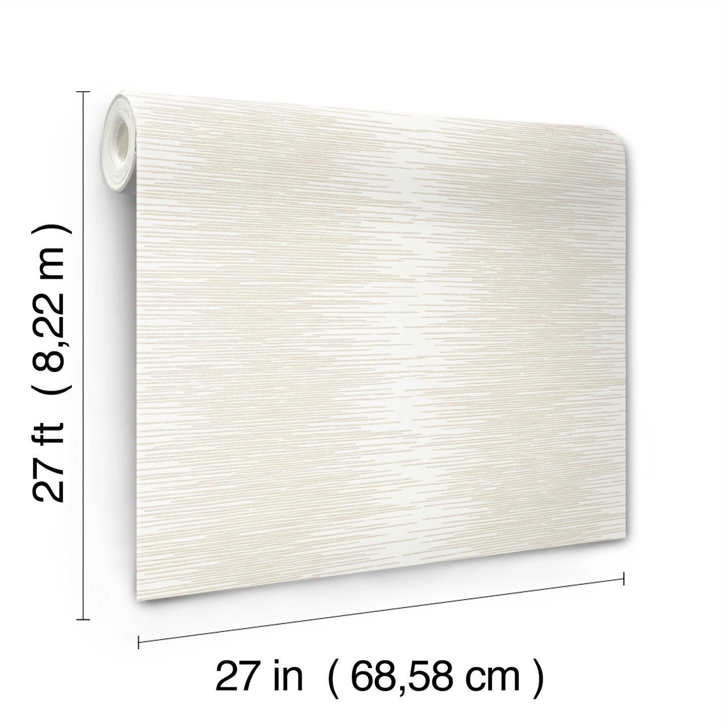 York Wallcoverings Ronald Redding Operetta White Metallic Columns Wallpaper Abstract Modern White  Wallpaper - VR1506