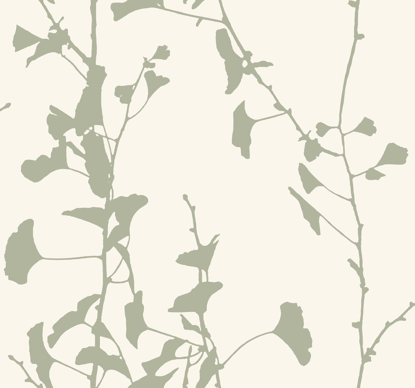 York Wallcoverings Ronald Redding Ginkgo Silhouette Sage Cork Wallpaper Beach Traditional Sage  Wallpaper - VR1510