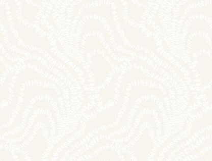 York Wallcoverings Ronald Redding String of Pearls Pearl Vine Wallpaper Botanical Traditional Pearl  Wallpaper - VR1514