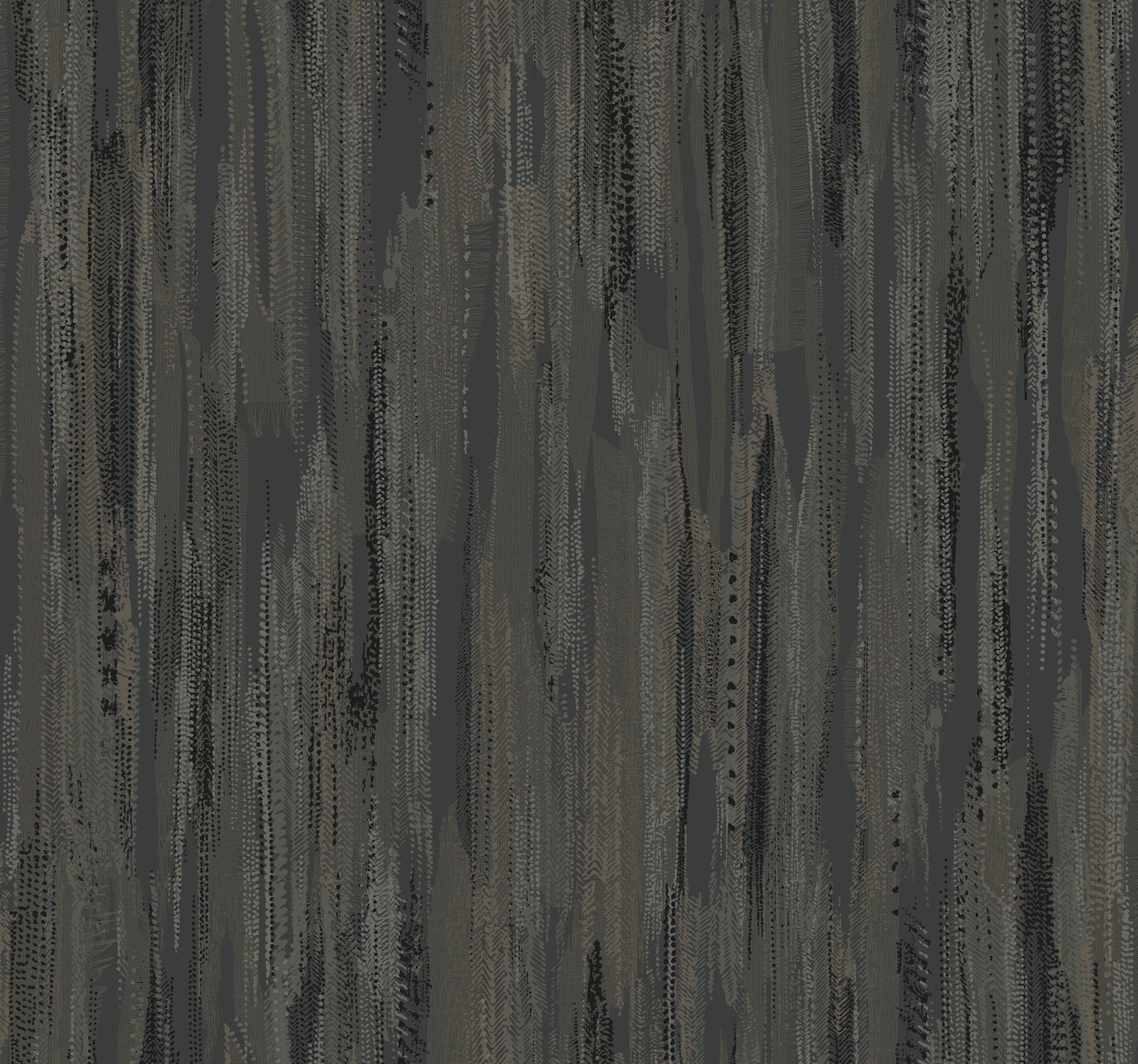 York Wallcoverings Ronald Redding Tribeca Charcoal Texture Stripe Wallpaper Abstract Bohemian Charcoal  Wallpaper - VR1523