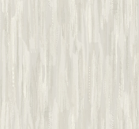 York Wallcoverings Ronald Redding Tribeca Dove Texture Stripe Wallpaper Abstract Bohemian Dove  Wallpaper - VR1525