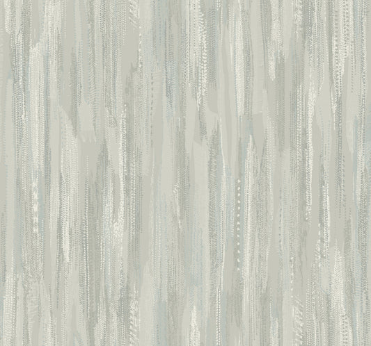 York Wallcoverings Ronald Redding Tribeca Aqua Texture Stripe Wallpaper Abstract Bohemian Aqua  Wallpaper - VR1526