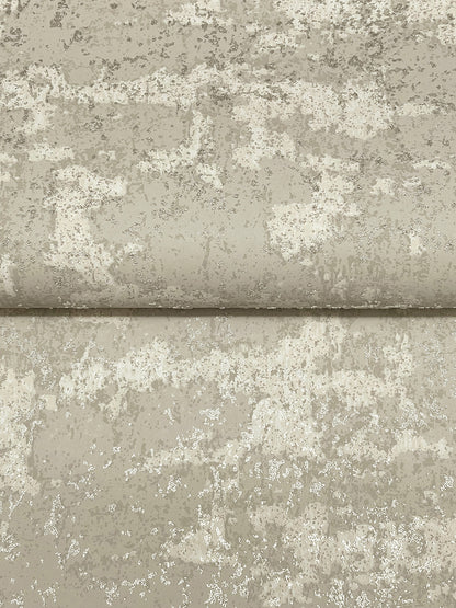 York Wallcoverings Ronald Redding Crystal Cloud Taupe Beaded Wallpaper Abstract Modern Taupe  Wallpaper - VR1542