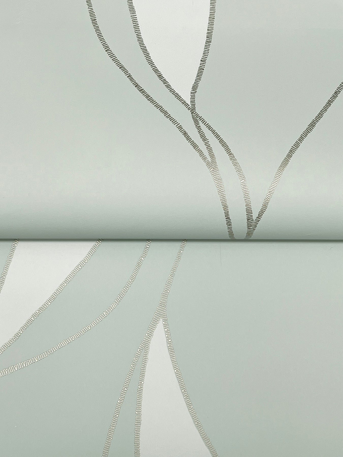 York Wallcoverings Ronald Redding Society Hill Mint Abstract Leaf Wallpaper Abstract Modern Mint  Wallpaper - VR1547