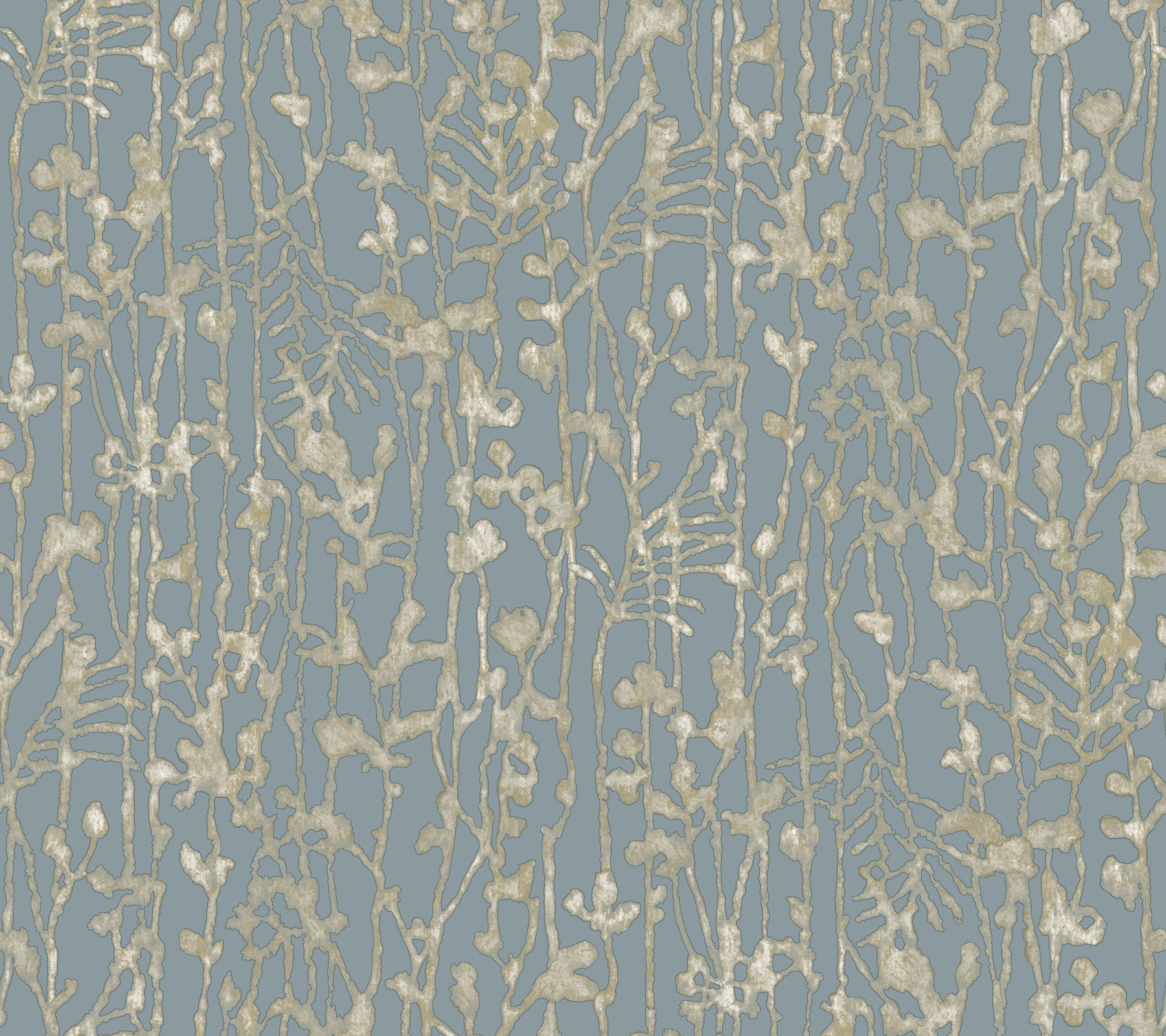 Abstract light blue wallpaper with a delicate filigree pattern in soft blue tones.