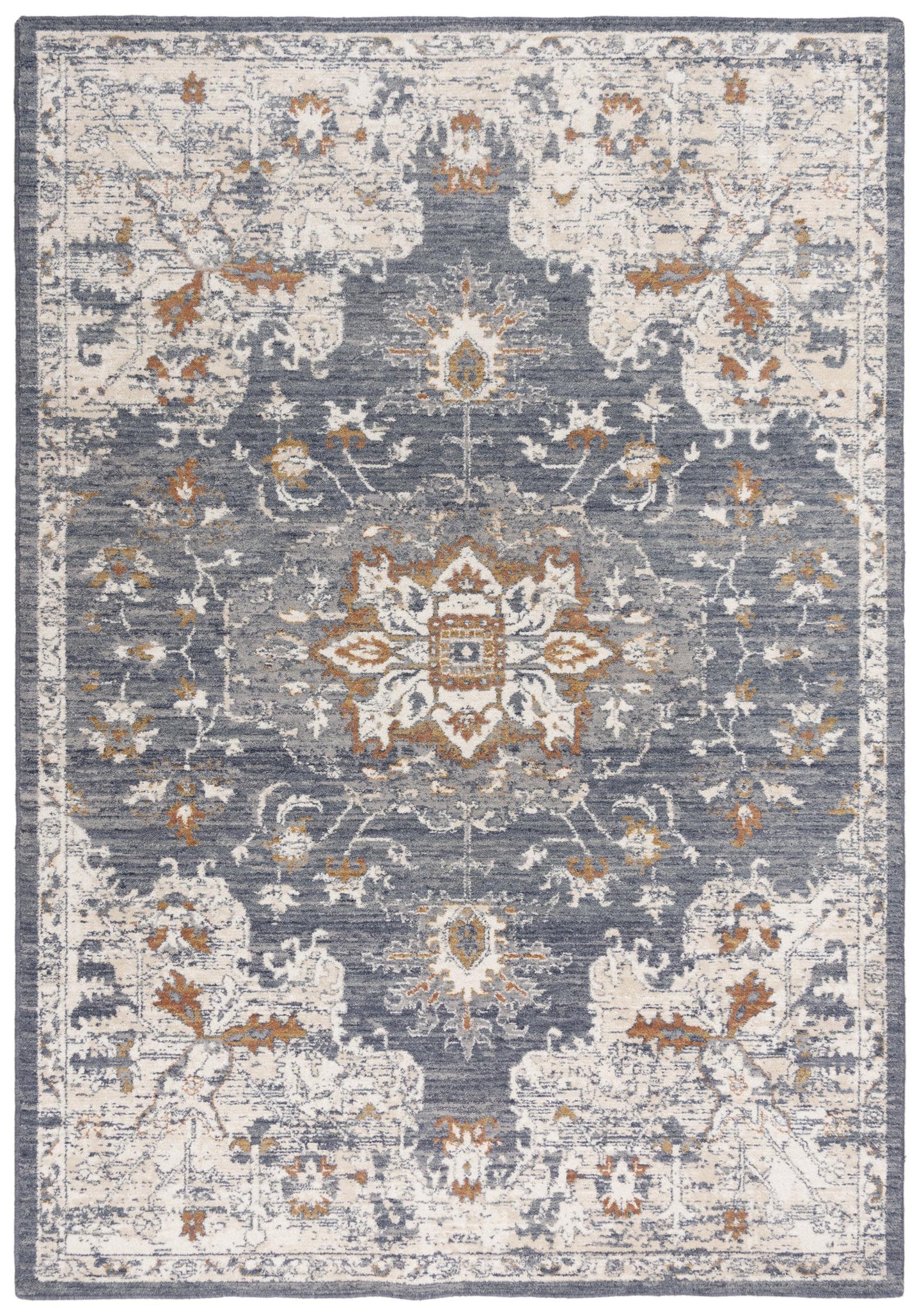 Rug, transitional style, 2' x 8'.