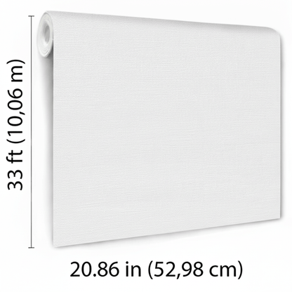 VEER DECOR Linen Slub Wallpaper  Texture Transitional white  Wallpaper - VRMB001-1055