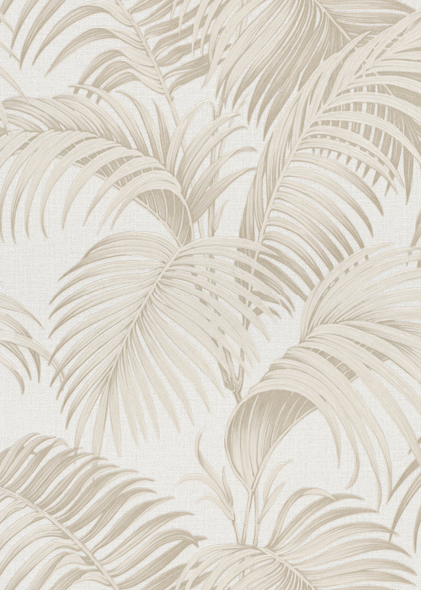 VEER DECOR Sculpted Tropical Leaf Wallpaper Tropical Transitional beige  Wallpaper - VRMB002-1060