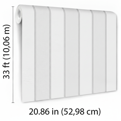 VEER DECOR Sculpted Panel Stripe Wallpaper Stripes Transitional grey  Wallpaper - VRMB010-1062