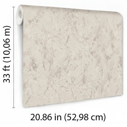 VEER DECOR Venetian Stucco Wallpaper Texture Transitional beige  Wallpaper - VRMB102-1060