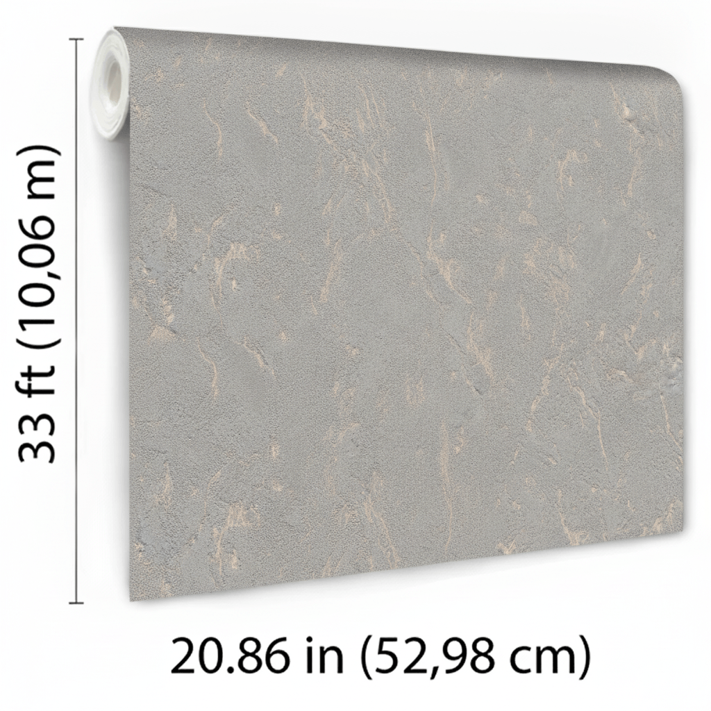 VEER DECOR Venetian Stucco Wallpaper Texture Transitional anthracite  Wallpaper - VRMB147-1060
