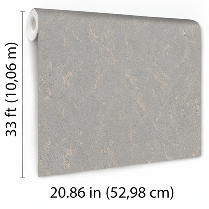 VEER DECOR Venetian Stucco Wallpaper Texture Transitional anthracite  Wallpaper - VRMB147-1060