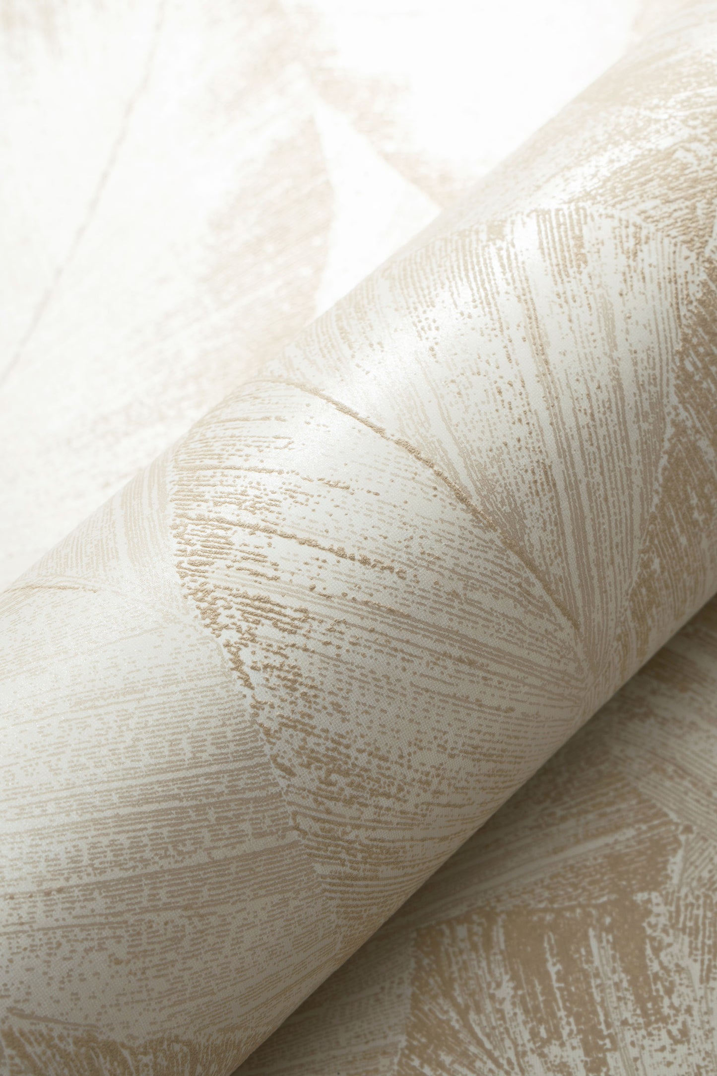 VEER DECOR Etched Palm Canopy Wallpaper Tropical; Botanical Transitional cream  Wallpaper - VRMB214-1060