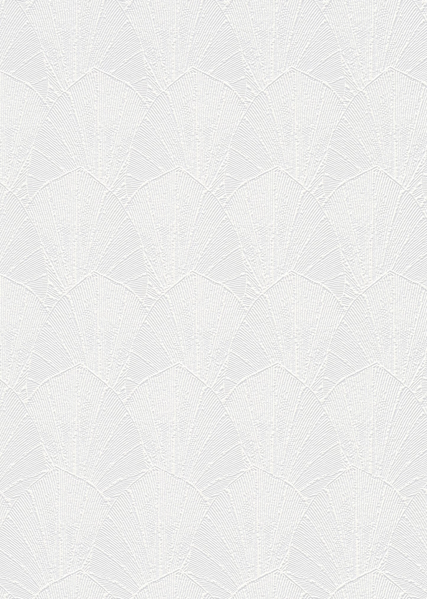 VEER DECOR Sculpted Fan Leaf Wallpaper Tropical; Botanical Transitional light grey  Wallpaper - VRMB331-1060
