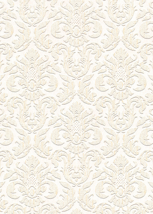 VEER DECOR Sculpted Damask Wallpaper Damask Traditional beige  Wallpaper - VRMB402-1060
