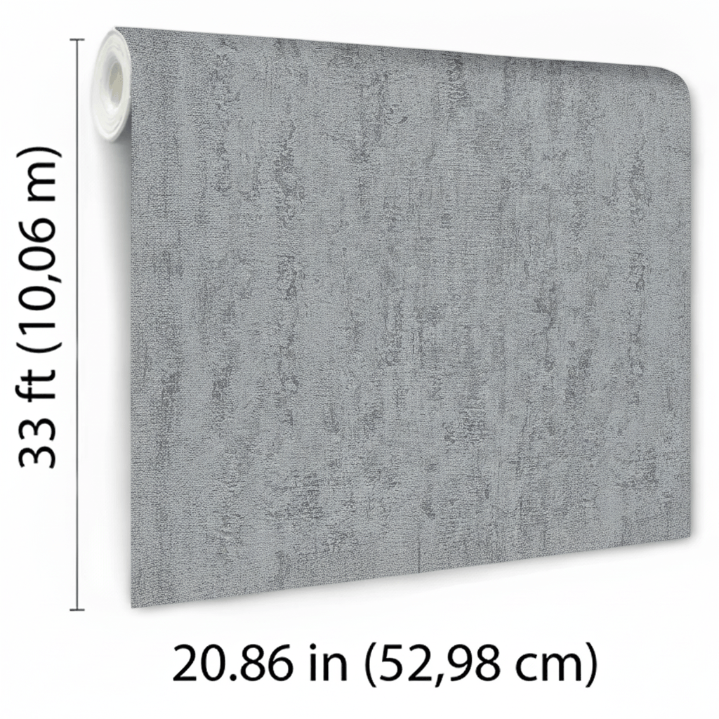 VEER DECOR Stardust Plaster Wallpaper  Texture Transitional grey  Wallpaper - VRMB510-1055