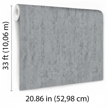 VEER DECOR Stardust Plaster Wallpaper  Texture Transitional grey  Wallpaper - VRMB510-1055
