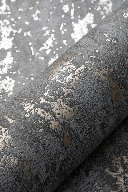 VEER DECOR Weathered Fresco Wallpaper Texture Transitional anthracite  Wallpaper - VRMB547-1060