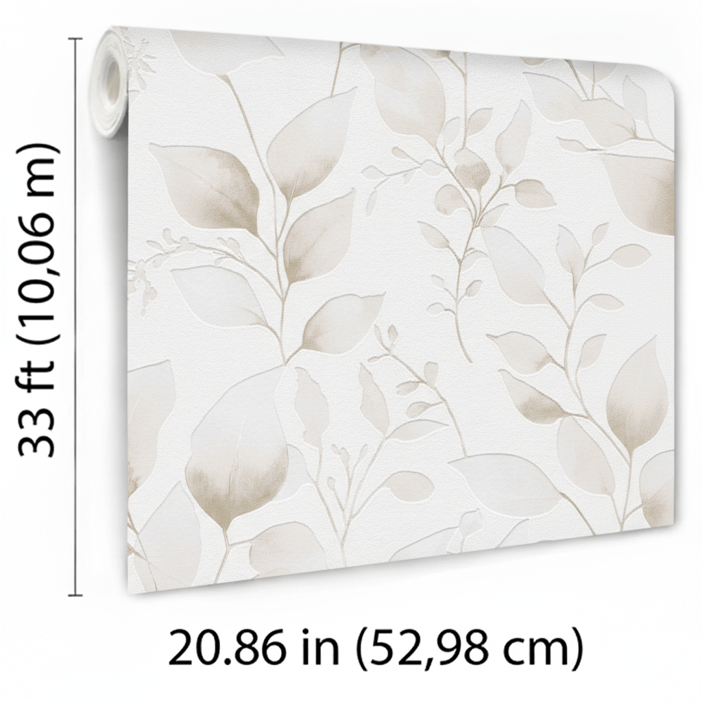VEER DECOR Ethereal Vinen Wallpaper Botanical Transitional brown  Wallpaper - VRMB711-1057