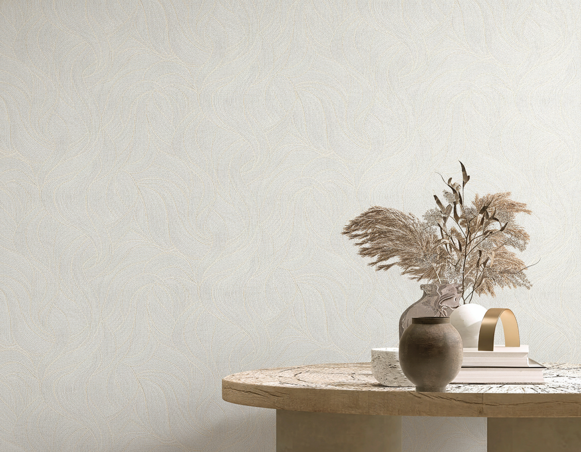 VEER DECOR Sculpted Whispering Dunes Wallpaper  Texture Transitional beige  Wallpaper - VRMB802-1060