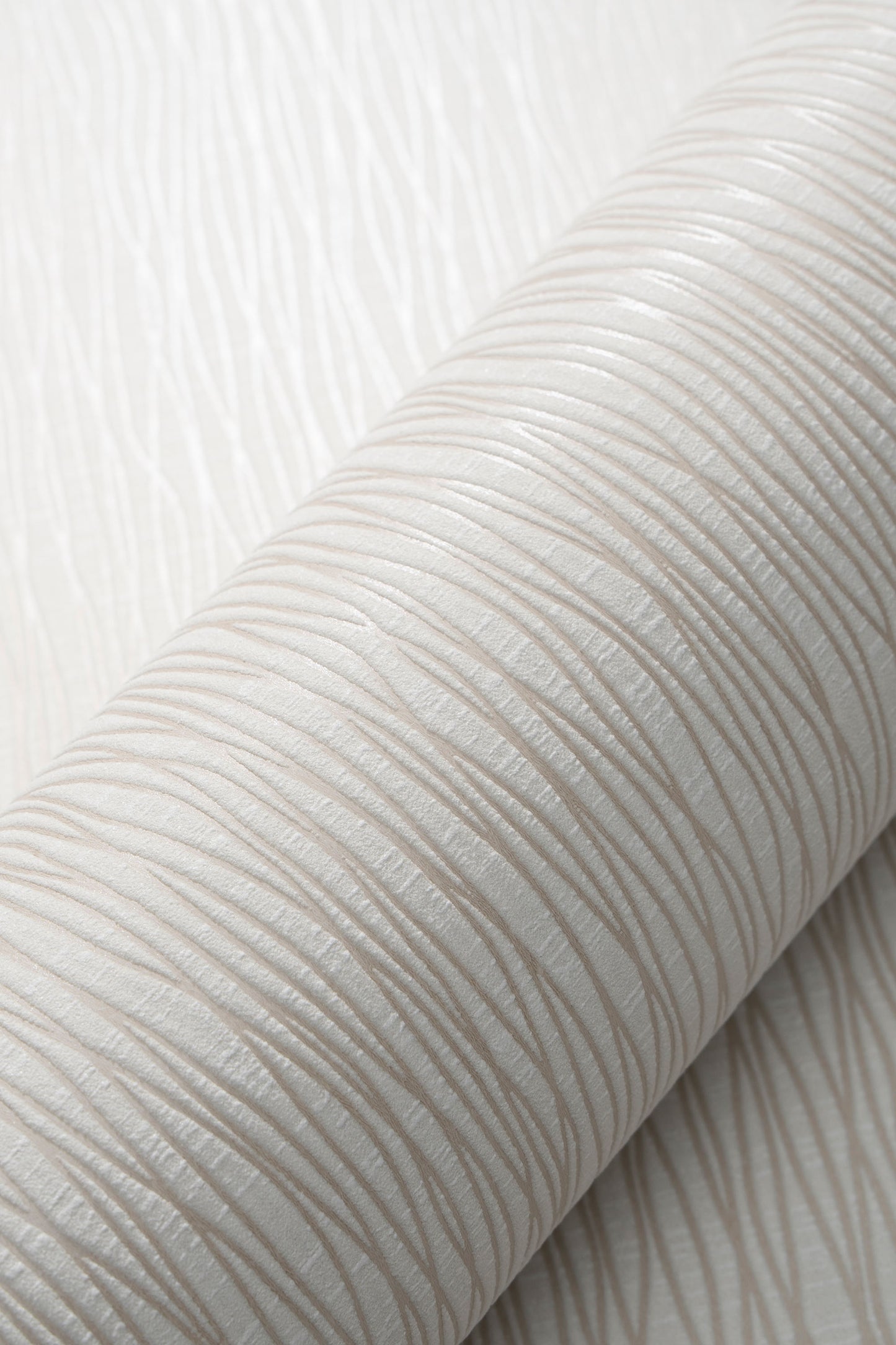 VEER DECOR Sculpted Vertical Reed Wallpaper Texture Transitional beige  Wallpaper - VRMB902-1060