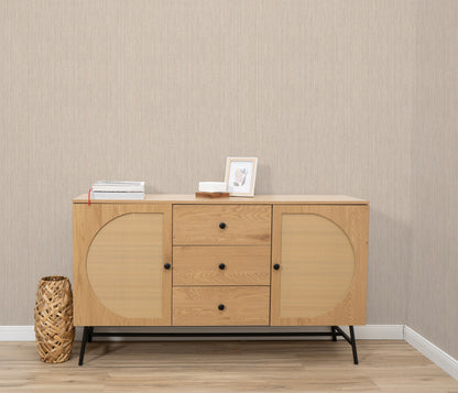 VEER DECOR Fine Vertical Linen Texture Wallpaper Texture Transitional beige  Wallpaper - VRPH002-1059