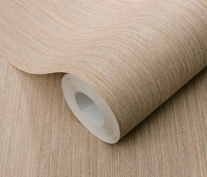 VEER DECOR Fine Vertical Linen Texture Wallpaper Texture Transitional orange  Wallpaper - VRPH004-1059
